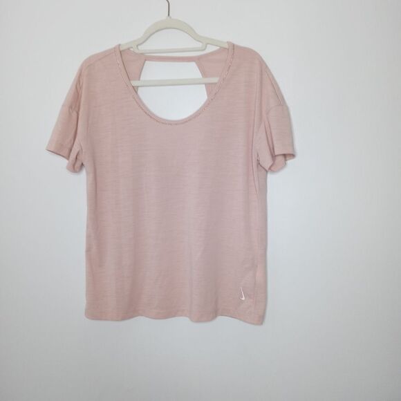 Nike yoga blush top size medium - Picture 1 of 5